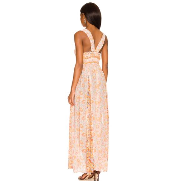 Charo Ruiz Ibiza Yara Maxi Dress in Warm Floral NWOT Size XS - Picture 4 of 4